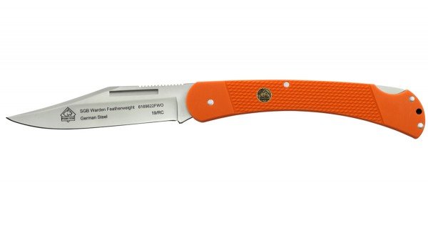 PUMA SGB Warden Featherweight, blaze orange G10 with clip